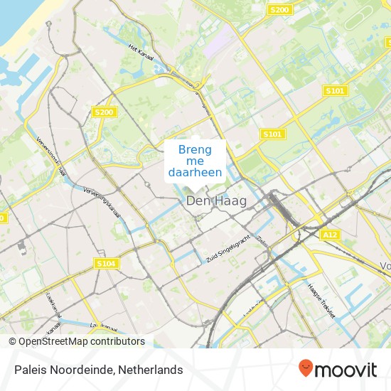 Paleis Noordeinde kaart