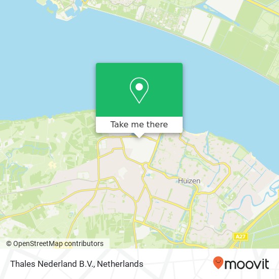 Thales Nederland B.V. kaart