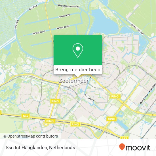 Ssc Ict Haaglanden kaart