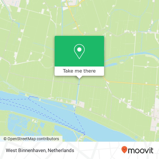 West Binnenhaven kaart