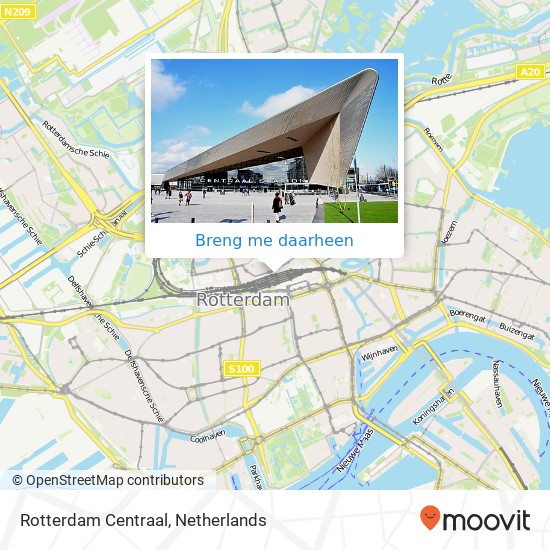 Rotterdam Centraal kaart