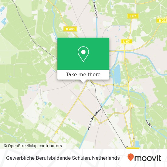 Gewerbliche Berufsbildende Schulen kaart