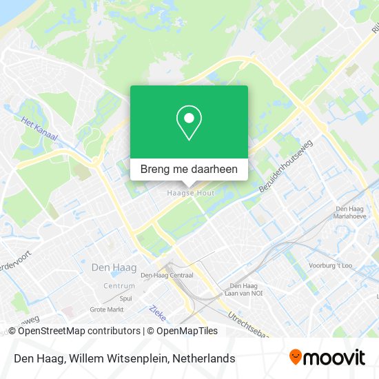 Den Haag, Willem Witsenplein kaart