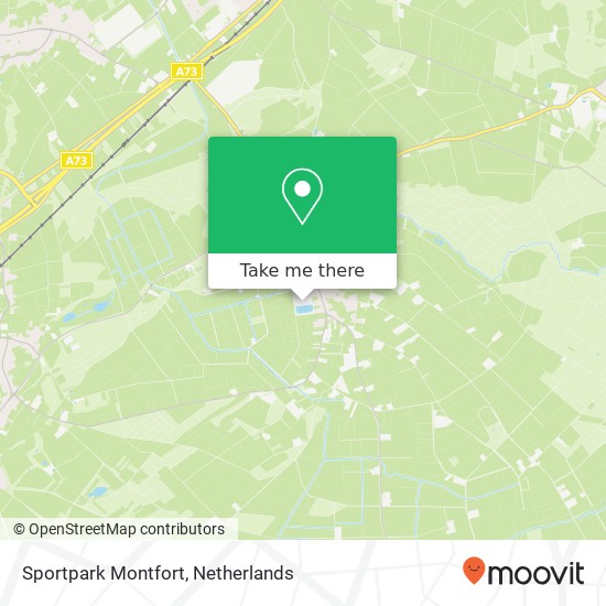 Sportpark Montfort kaart