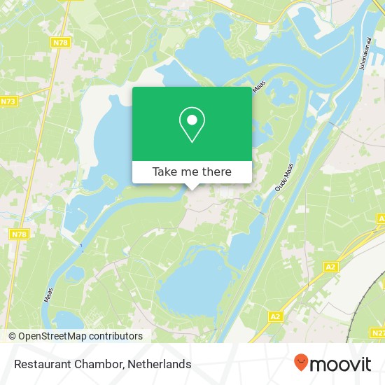 Restaurant Chambor kaart