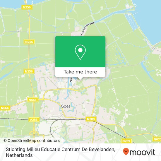 Stichting Milieu Educatie Centrum De Bevelanden kaart