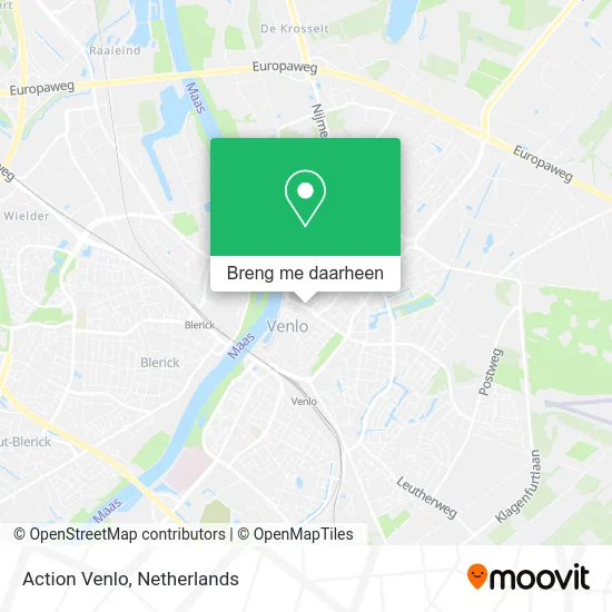 Action Venlo kaart