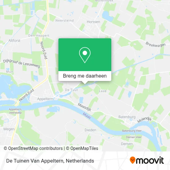 De Tuinen Van Appeltern kaart