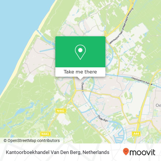 Kantoorboekhandel Van Den Berg kaart