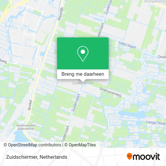 Zuidschermer kaart