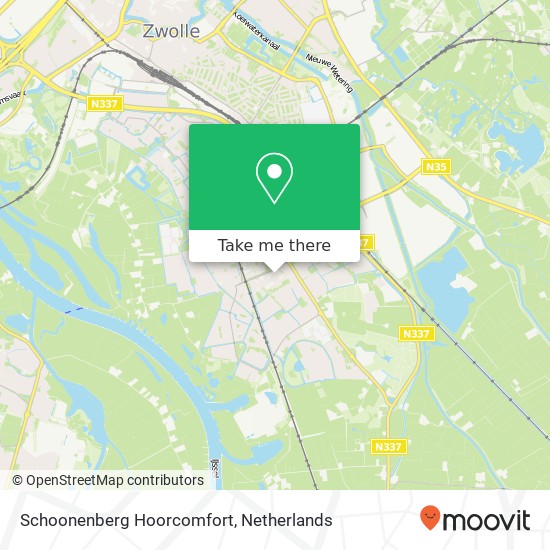 Schoonenberg Hoorcomfort kaart