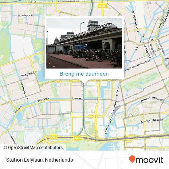 Station Lelylaan kaart