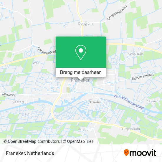 Franeker kaart