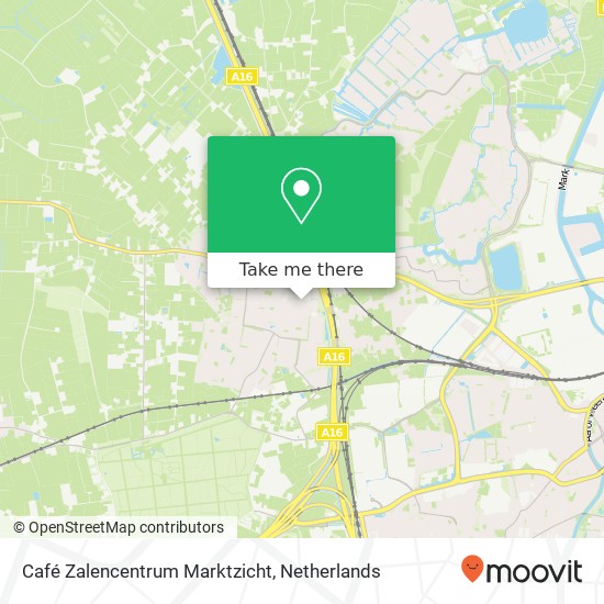 Café Zalencentrum Marktzicht kaart