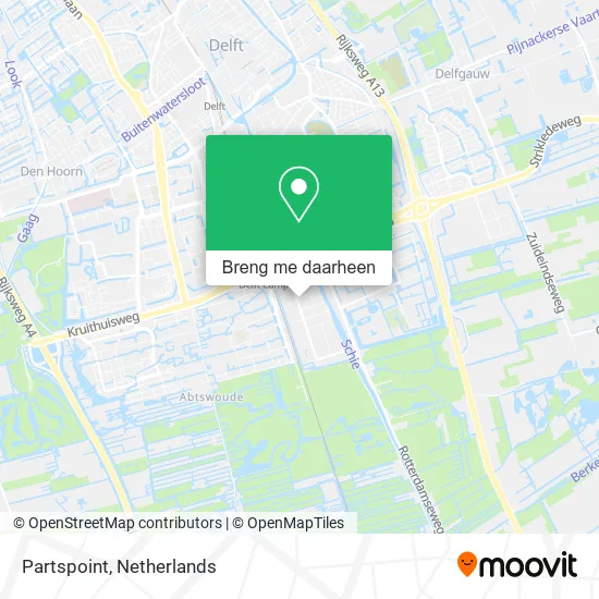 Partspoint kaart