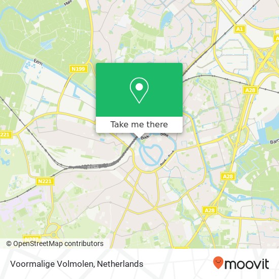 Voormalige Volmolen kaart