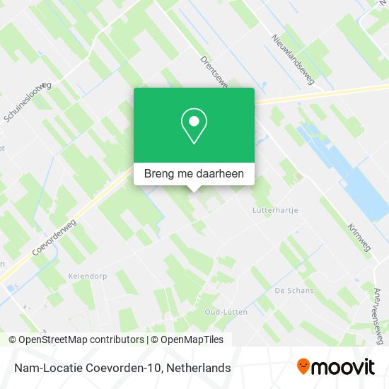 Nam-Locatie Coevorden-10 kaart