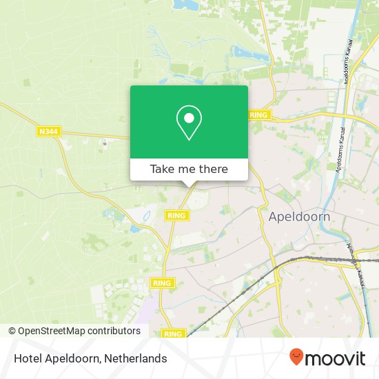 Hotel Apeldoorn kaart