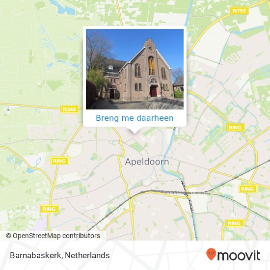 Barnabaskerk kaart