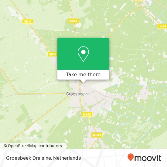 Groesbeek Draisine kaart