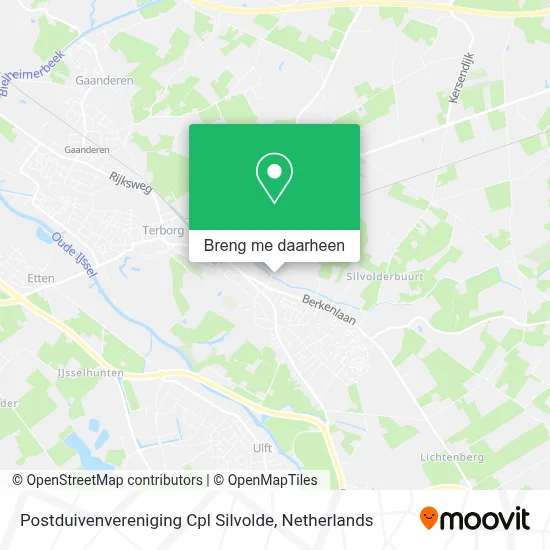 Postduivenvereniging Cpl Silvolde kaart