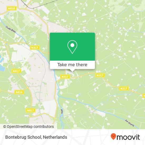 Bontebrug School kaart