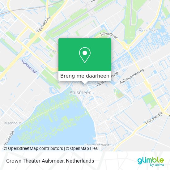 Crown Theater Aalsmeer kaart