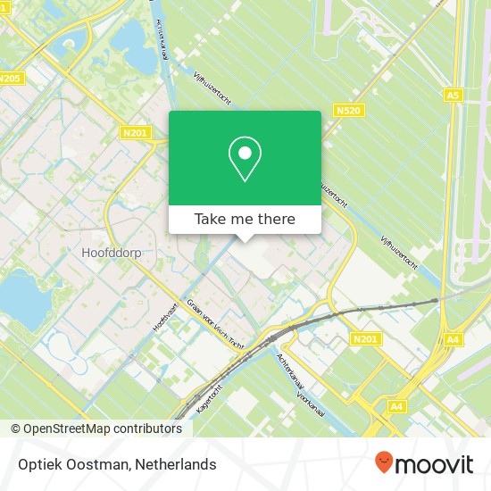 Optiek Oostman kaart