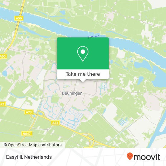 Easyfill kaart