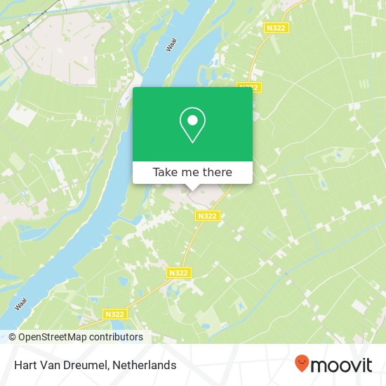 Hart Van Dreumel kaart