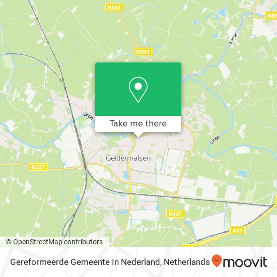 Gereformeerde Gemeente In Nederland kaart