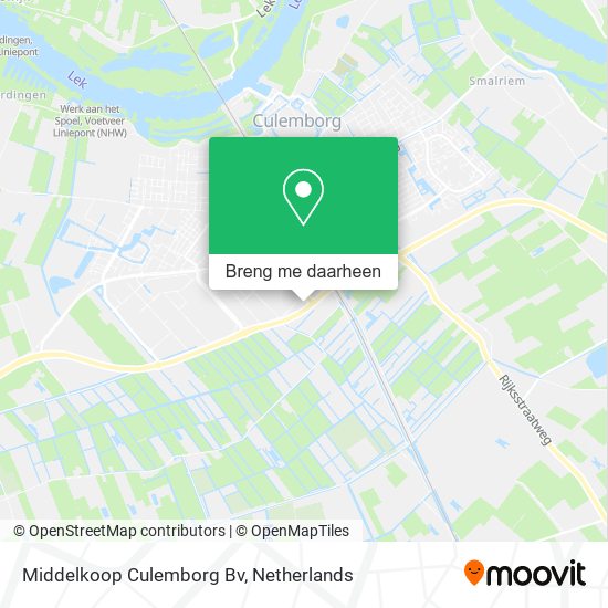 Middelkoop Culemborg Bv kaart