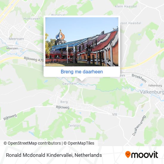 Ronald Mcdonald Kindervallei kaart