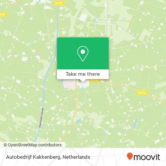 Autobedrijf Kakkenberg kaart