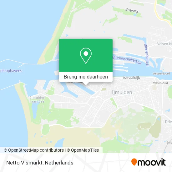 Netto Vismarkt kaart