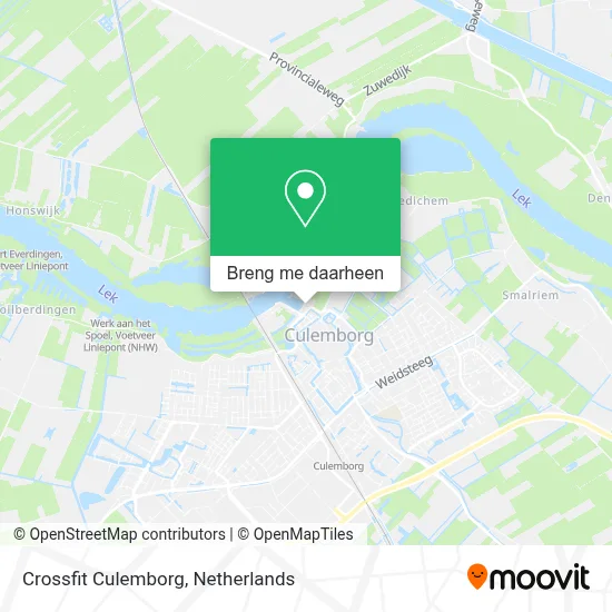 Crossfit Culemborg kaart