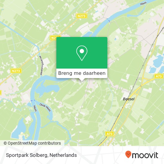 Sportpark Solberg kaart