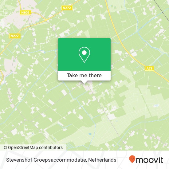 Stevenshof Groepsaccommodatie kaart