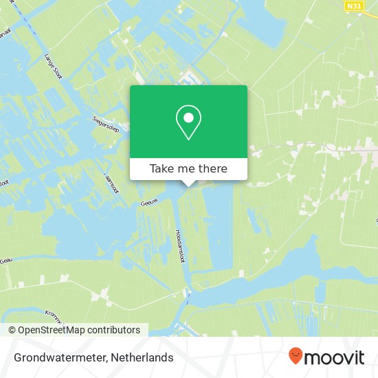 Grondwatermeter kaart