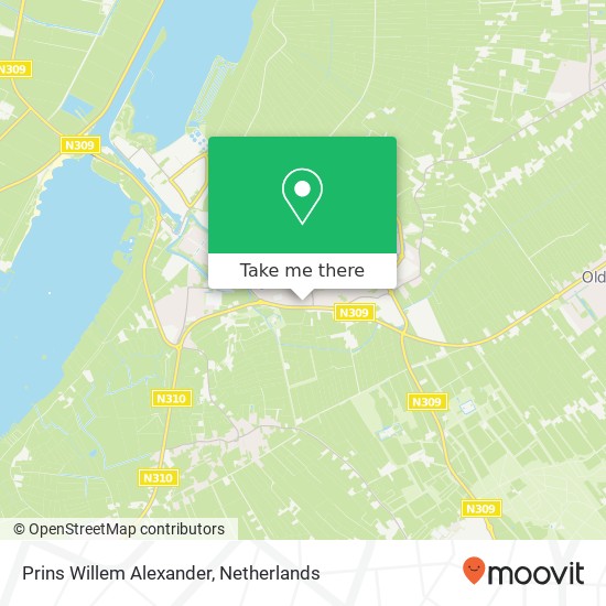 Prins Willem Alexander kaart