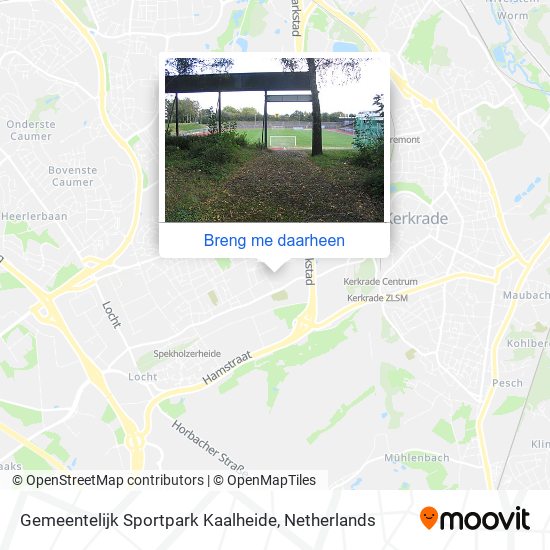 Gemeentelijk Sportpark Kaalheide kaart