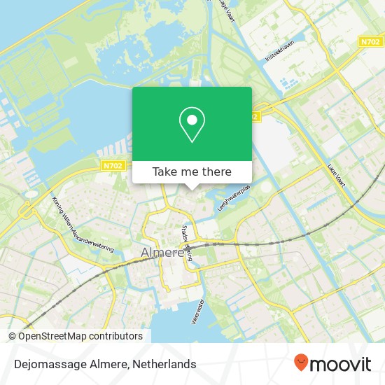 Dejomassage Almere kaart