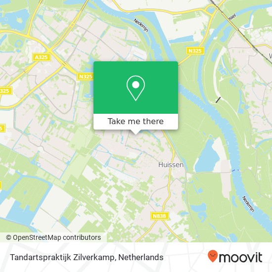 Tandartspraktijk Zilverkamp kaart