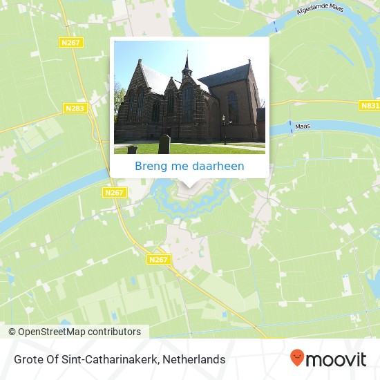 Grote Of Sint-Catharinakerk kaart