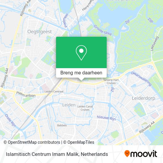 Islamitisch Centrum Imam Malik kaart