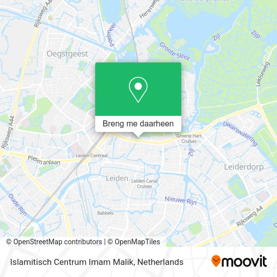 Islamitisch Centrum Imam Malik kaart