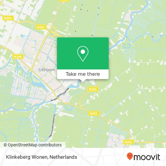 Klinkeberg Wonen kaart