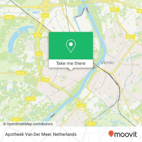 Apotheek Van Der Meer kaart