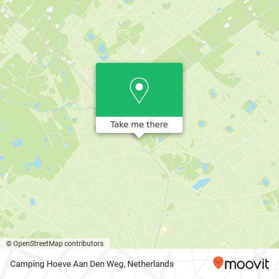 Camping Hoeve Aan Den Weg kaart