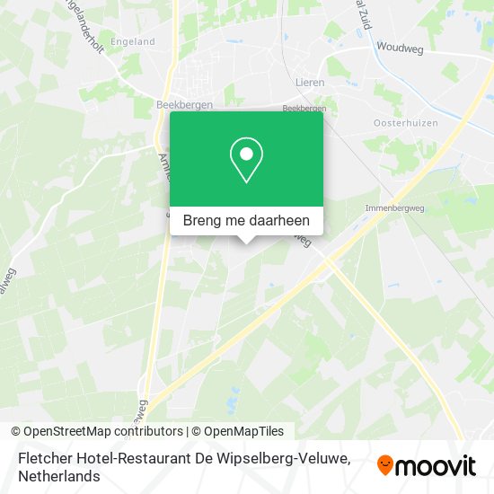 Fletcher Hotel-Restaurant De Wipselberg-Veluwe kaart